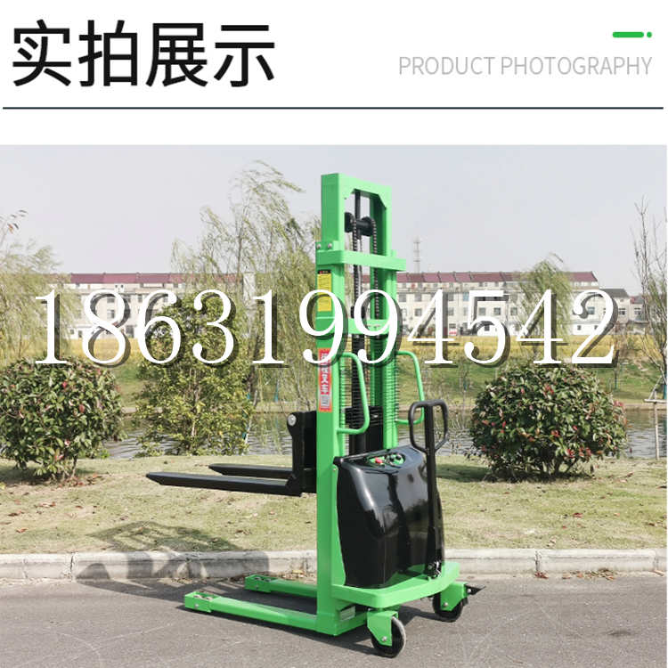新绛县电动叉车堆高车液压铲车电瓶1吨2吨站驾步行式小型全自动叉车
